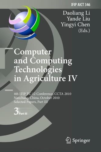 Tapa de Computer and Computing Technologies in Agriculture IV