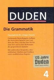 Tapa de Duden, Grammatik der deutschen Gegenwartssprache