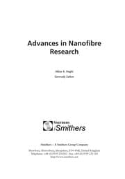 Tapa de Advances in nanofibre research