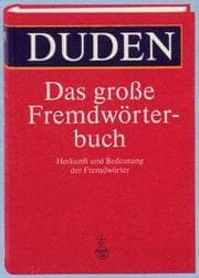 Tapa de Duden, das grosse Fremdwo rterbuch