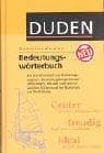 Tapa de (Duden) Schülerduden, Bedeutungswörterbuch