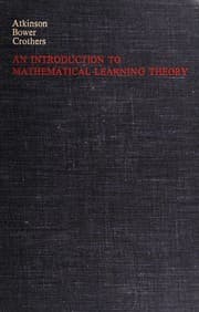 Tapa de An introduction to mathematical learning theory