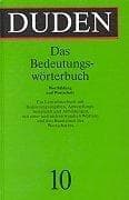Tapa de Duden Bedeutungswörterbuch
