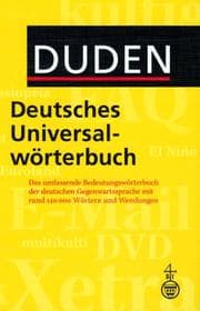 Tapa de Duden. Deutsches Universalwörterbuch A - Z. Mit CDROM. Auf der Grundlage der neuen amtlichen Rechtschreibregeln
