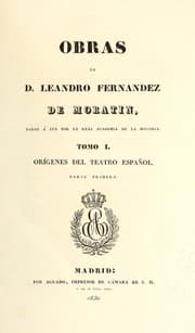 Tapa de Obras de D. Leandro Fernández de Moratín