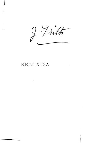 Tapa de Belinda