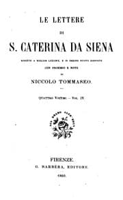 Tapa de Le lettere di S. Caterina da Siena