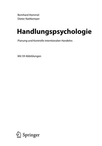 Tapa de Handlungspsychologie