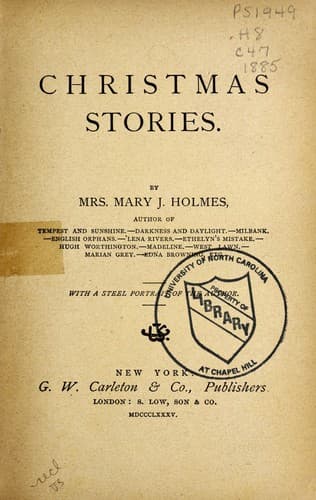 Tapa de Christmas stories