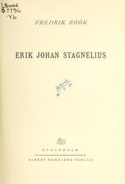 Tapa de Erik Johan Stagnelius