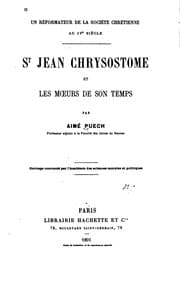 Tapa de Un réformateur de la société chrétienne au IVe siècle