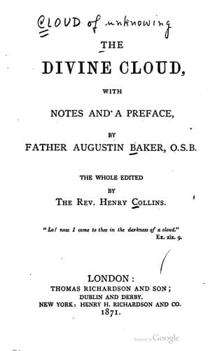 Tapa de The Divine Cloud