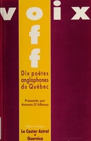 Tapa de Dix poètes anglophones du Québec
