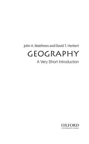 Tapa de Geography