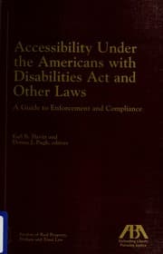 Tapa de Accessibility under the Americans with Disabilities Act and other laws