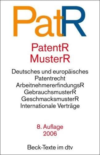 Tapa de Patent- und Musterrecht
