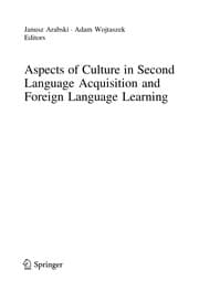 Tapa de Aspects of Culture in Second Language Acquisition and Foreign Language Learning