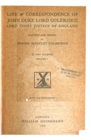 Tapa de Life & correspondence of John Duke Lord Coleridge