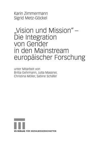 Tapa de "Vision und Mission"