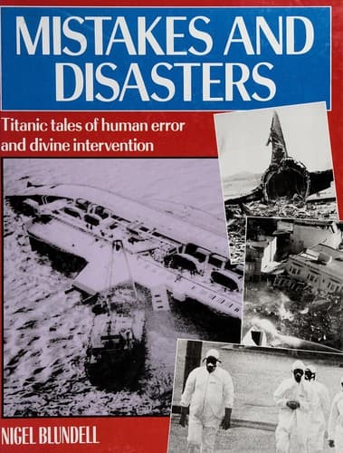 Tapa de Mistakes and disasters