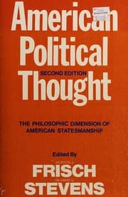 Tapa de American political thought