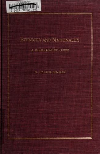 Tapa de Ethnicity and nationality