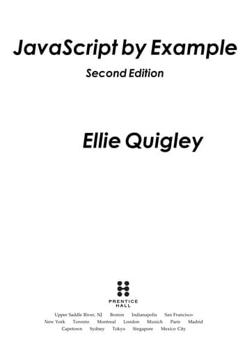 Tapa de JavaScript by example