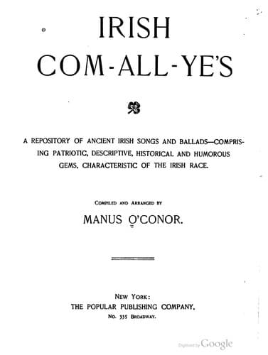 Tapa de Irish com-all-ye's