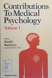 Tapa de Contributions to medical psychology