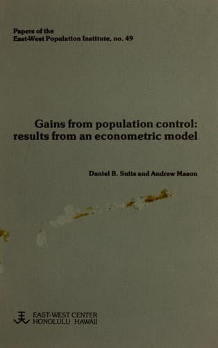 Tapa de Gains from population control