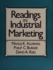 Tapa de Readings in industrial marketing