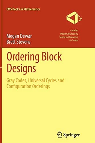 Tapa de Ordering Block Designs