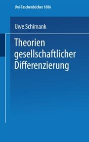 Tapa de Theorien Gesellschaftlicher Differenzierung