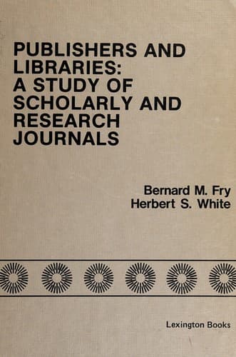 Tapa de Publishers and libraries