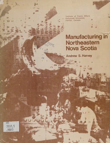 Tapa de Manufacturing in northeastern Nova Scotia