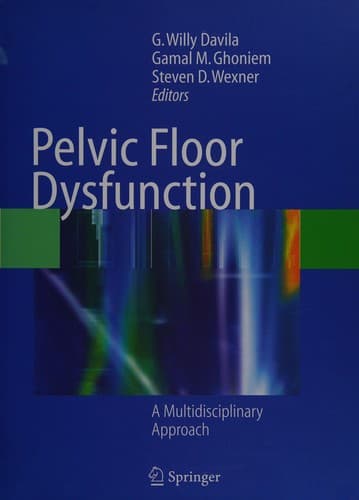 Tapa de Pelvic floor dysfunction