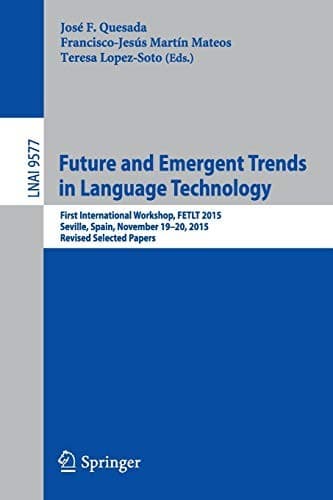 Tapa de Future and Emergent Trends in Language Technology
