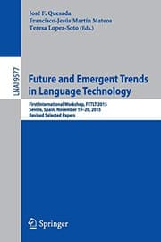 Tapa de Future and Emergent Trends in Language Technology