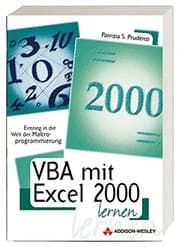 Tapa de VBA mit Excel 2000 lernen.