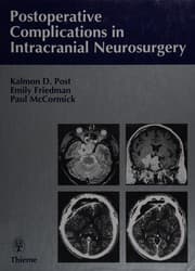 Tapa de Postoperative complications in intracranial neurosurgery
