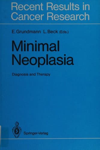 Tapa de Minimal neoplasia
