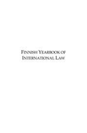 Tapa de Finnish yearbook of international law