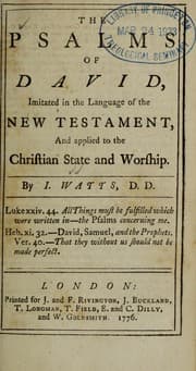 Tapa de Psalms of David