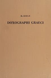 Tapa de Doxographi graeci