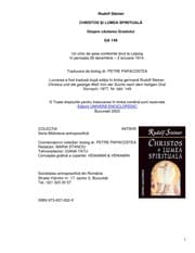 Tapa de Christos s ʹi lumea spirituala