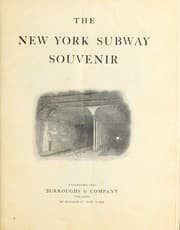 Tapa de The New York Subway souvenir