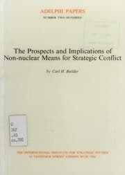 Tapa de The prospects and implications of non-nuclear means for strategic conflict