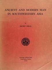 Tapa de Ancient and modern man in Southwestern Asia