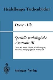 Tapa de Spezielle pathologische Anatomie III