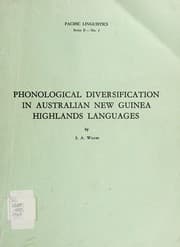 Tapa de Phonological diversification in Australian New Guinea Highlands languages